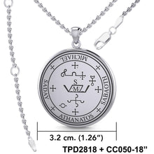 Load image into Gallery viewer, Archangel Michael Sterling Silver Pendant - Celtic Reader