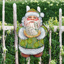 Load image into Gallery viewer, Celtic Santa Irish Christmas Door Decor
