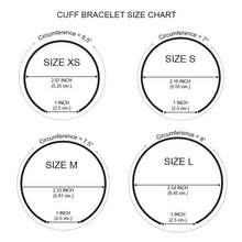 Load image into Gallery viewer, Celtic Knotwork 14 K Solid Gold Cuff Bracelet (7 mm width) - Celtic Reader