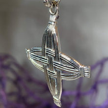 Load image into Gallery viewer, Protection St. Brigid's Cross Necklace