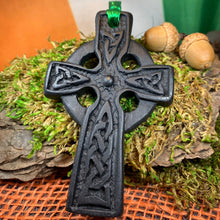 Load image into Gallery viewer, Irish Turf Celtic Cross Ornament