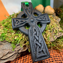 Load image into Gallery viewer, Irish Turf Celtic Cross Ornament
