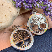 Load image into Gallery viewer, Opal Tree of Life Earrings