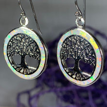 Load image into Gallery viewer, Opal Tree of Life Earrings