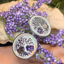 Load image into Gallery viewer, Opal Tree of Life Earrings