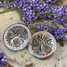 Load image into Gallery viewer, Opal Tree of Life Earrings