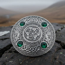 Load image into Gallery viewer, Brodie Celtic Horse Brooch - Handmade in Scotland