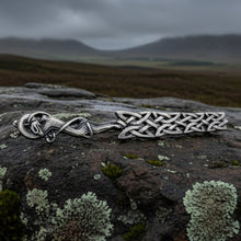 Load image into Gallery viewer, Celtic Wolf Kilt Pin - Handmade in Scotland