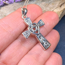 Load image into Gallery viewer, Noble Heart Celtic Cross Necklace