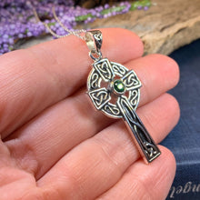 Load image into Gallery viewer, Classic Celtic Cross Necklace in Sterling Silver