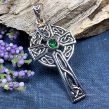 Load image into Gallery viewer, Classic Celtic Cross Necklace in Sterling Silver