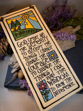 Load image into Gallery viewer, Serenity Prayer Blessing Wall Art