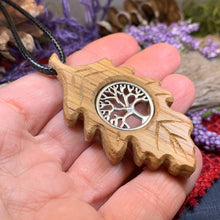 Load image into Gallery viewer, Weirwood Irish Oak Tree of Life Necklace