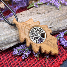 Load image into Gallery viewer, Weirwood Irish Oak Tree of Life Necklace