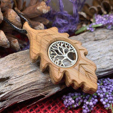 Load image into Gallery viewer, Weirwood Irish Oak Tree of Life Necklace