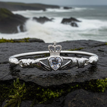 Load image into Gallery viewer, Forever Irish Claddagh Bracelet in Sterling Silver