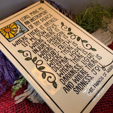 Load image into Gallery viewer, Christian Blessing St. Francis Wall Art