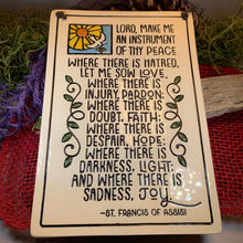 Load image into Gallery viewer, Christian Blessing St. Francis Wall Art