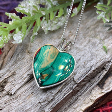 Load image into Gallery viewer, Scottish Heathergems Heart Necklace - Handmade in Scotland