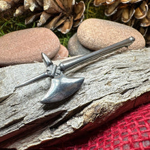 Load image into Gallery viewer, Medieval Battle Axe Kilt Pin - Handmade in Scotland