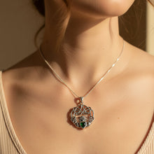Load image into Gallery viewer, Irish Belle Claddagh Necklace in Sterling Silver