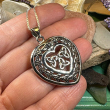 Load image into Gallery viewer, Celtic Loving Heart Necklace in Sterling Silver