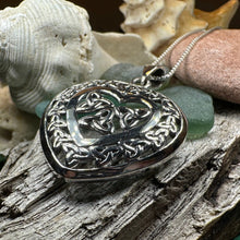 Load image into Gallery viewer, Celtic Loving Heart Necklace in Sterling Silver