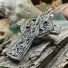 Load image into Gallery viewer, Grant Celtic Cross Necklace in Sterling Silver