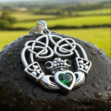 Load image into Gallery viewer, Irish Belle Claddagh Necklace in Sterling Silver