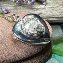 Load image into Gallery viewer, Aoife Claddagh Locket Necklace