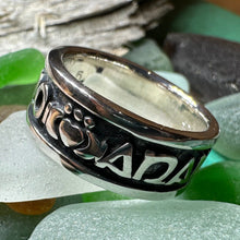 Load image into Gallery viewer, Irish Gaelic Anam Cara Soul Friend Ring in Sterling Silver