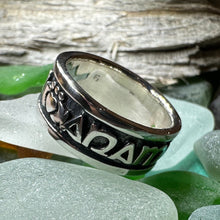 Load image into Gallery viewer, Irish Gaelic Anam Cara Soul Friend Ring in Sterling Silver