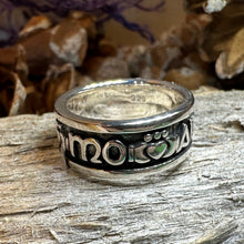 Load image into Gallery viewer, Irish Gaelic Anam Cara Soul Friend Ring in Sterling Silver