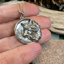 Load image into Gallery viewer, Walden Wolf Necklace in Sterling Silver