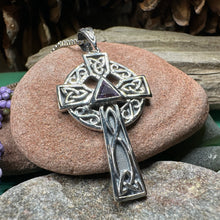 Load image into Gallery viewer, Recovery Celtic Cross Necklace in Sterling Silver