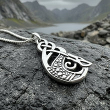 Load image into Gallery viewer, Muirgen Celtic Dragon Necklace