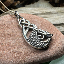 Load image into Gallery viewer, Muirgen Celtic Dragon Necklace