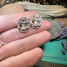 Load image into Gallery viewer, Tyrone Irish Claddagh Cufflinks in Sterling Silver