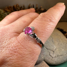 Load image into Gallery viewer, Blushing Rose Claddagh Ring