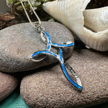 Load image into Gallery viewer, Faith Hope Love Celtic Cross Necklace