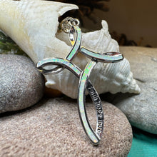 Load image into Gallery viewer, Faith Hope Love Celtic Cross Necklace