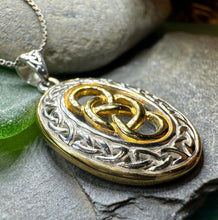 Load image into Gallery viewer, Celtic Forever Infinity Necklace in Sterling Silver