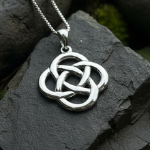 Load image into Gallery viewer, Celtic Strength Dara Knot Necklace