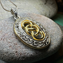 Load image into Gallery viewer, Celtic Forever Infinity Necklace in Sterling Silver