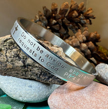 Load image into Gallery viewer, Steel Christian Prayer Bracelet
