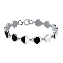 Load image into Gallery viewer, Magical Phases of the Moon Sterling Silver Bracelet - Celtic Reader