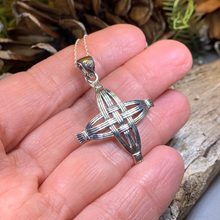 Load image into Gallery viewer, Protection St. Brigid's Cross Necklace