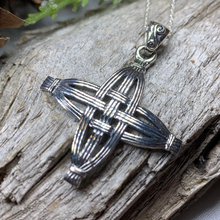 Load image into Gallery viewer, Protection St. Brigid's Cross Necklace