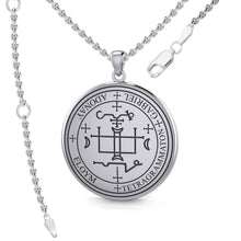 Load image into Gallery viewer, Sigil of the Archangel Gabriel Sterling Silver Pendant - Celtic Reader