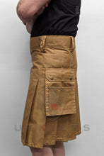 Load image into Gallery viewer, Utility Kilt – GlenLoch, Dark Khaki